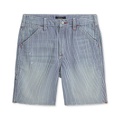 Big Boys Indigo Striped Denim Carpenter Shorts