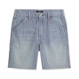 Big Boys Indigo Striped Denim Carpenter Shorts