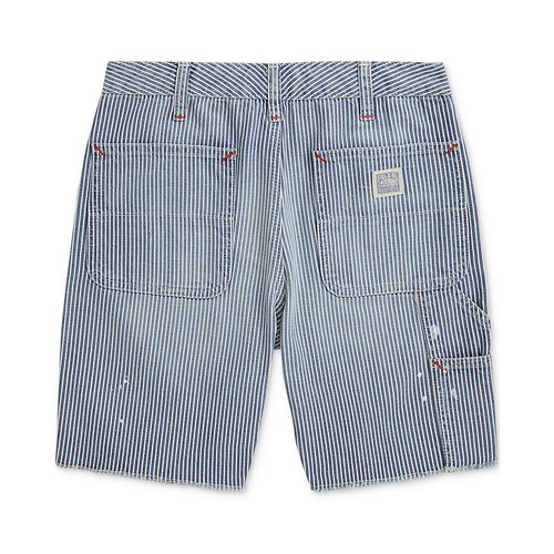 폴로 랄프로렌 Big Boys Indigo Striped Denim Carpenter Shorts