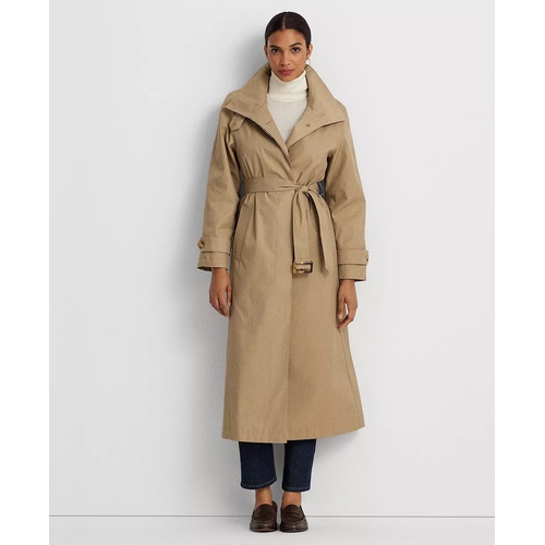 폴로 랄프로렌 Womens Stand-Collar Maxi Trench Coat