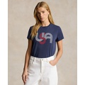 Womens Team USA Graphic Jersey Tee