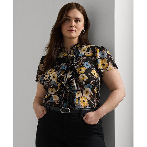 폴로 랄프로렌 Plus Size Flutter-Sleeve Top