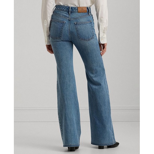 폴로 랄프로렌 Womens High-Rise Flare Jeans