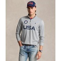 Mens Team USA Micro-Dot Mesh Quarter-Zip