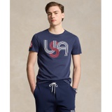 Mens Team USA Custom Slim-Fit Graphic T-Shirt