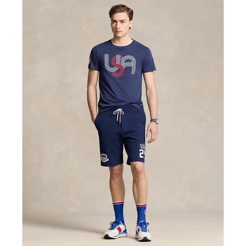 폴로 랄프로렌 Mens Team USA Custom Slim-Fit Graphic T-Shirt