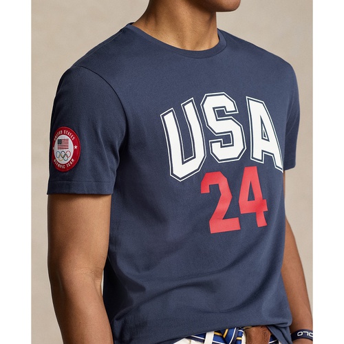 폴로 랄프로렌 Mens Team USA Jersey Graphic T-Shirt