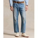 Mens Heritage Straight-Fit Distressed Jeans