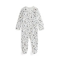 Baby Girls Polo Bear Cotton Footed Zip Coverall