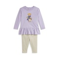 Baby Girls Polo Bear Jersey Tee Legging Set