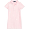 Toddler & Little Girls Polo Pony Cotton Mesh Polo Dress