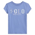 Little Girls Mixed-Logo Cotton Jersey T-Shirt