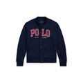 Big Boys Logo Fleece Baseball Jacket