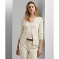 Womens Slim-Fit V-Neck Cardigan