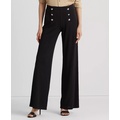 Stretch Jersey Wide-Leg Pants