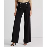 Stretch Jersey Wide-Leg Pants