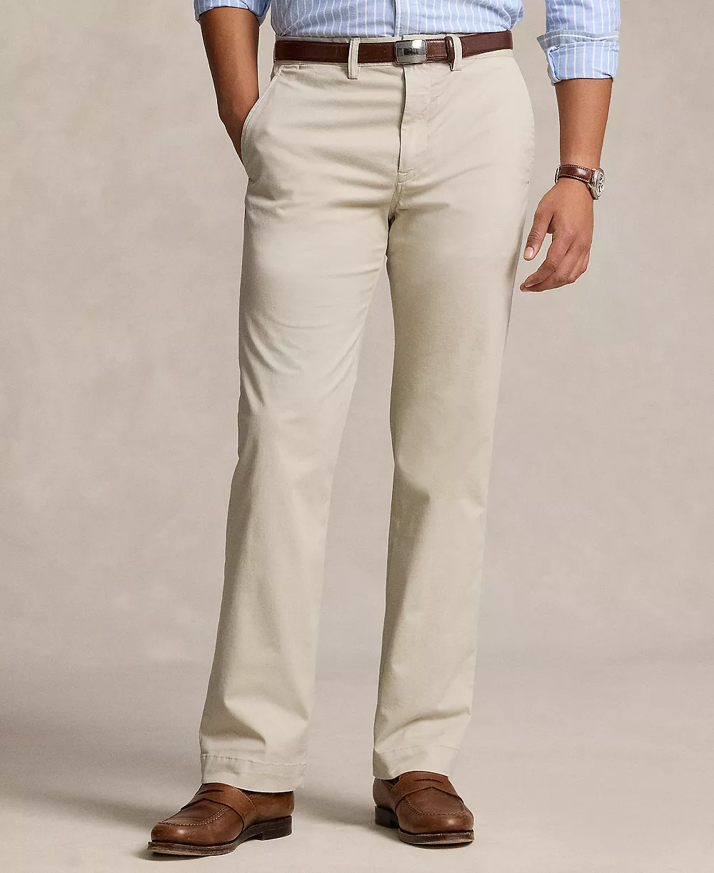 Mens Stretch Classic-Fit Chino Pants