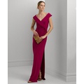 Womens Twisted Off-The-Shoulder Gown