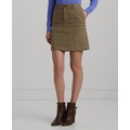 Womens Glen Plaid Miniskirt