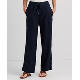 Wide-Leg Linen Pants