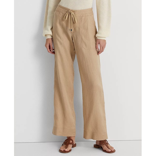 폴로 랄프로렌 Wide-Leg Linen Pants