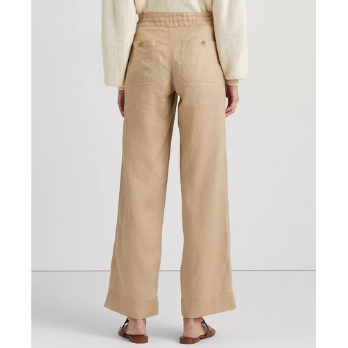 폴로 랄프로렌 Wide-Leg Linen Pants