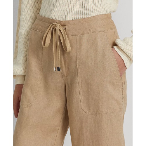 폴로 랄프로렌 Wide-Leg Linen Pants