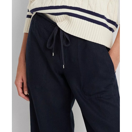 폴로 랄프로렌 Wide-Leg Linen Pants