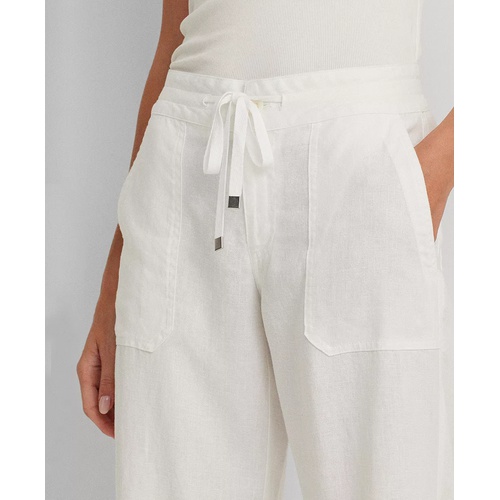 폴로 랄프로렌 Wide-Leg Linen Pants