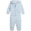 Baby Embroidered Hoodie & Pant Set