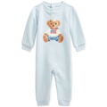 Baby Fleece Polo Bear Coverall