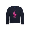 Big Girls Big Pony Cotton Sweater