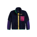 Big Girls Color-Blocked Teddy Fleece Jacket