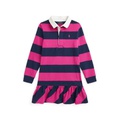 Toddler and Little Girls Striped Cotton Jersey Rugby Dress