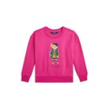 Toddler and Little Girls Polo Bear Fleece Sweatshirt