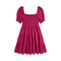 Big Girls Smocked Cotton Jersey Dress