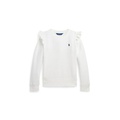 Polo Ralph Lauren Big Girls Ruffled Fleece Sweatshirt