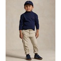 Toddler and Little Boys Stretch Chino Cargo Pant