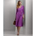 Womens Surplice Jersey Dress