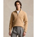 Mens Double-Knit Mesh Quarter-Zip Pullover