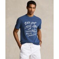 Mens Classic-Fit Embroidered Graphic T-Shirt