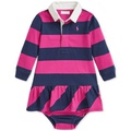 Baby Striped Rugby Shirtdress