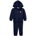 Baby Boys Bear Hoodie and Pants 2 Piece Set