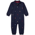 Baby Boys Schiffli Cotton Coverall