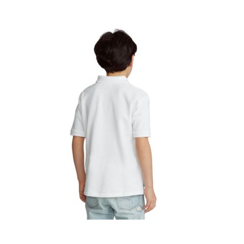 폴로 랄프로렌 Big Boys Cotton Mesh Logo Polo Shirt