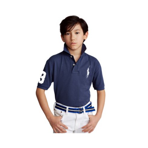 폴로 랄프로렌 Big Boys Big Pony Cotton Mesh Short Sleeve Polo