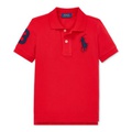 Toddler and Little Boys Big Pony Cotton Mesh Polo