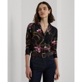 Womens Collared Floral Shirt