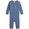 Baby Waffle Knit Cotton Coverall