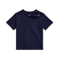 Baby Boys Cotton Crewneck Embroidered Pony T Shirt